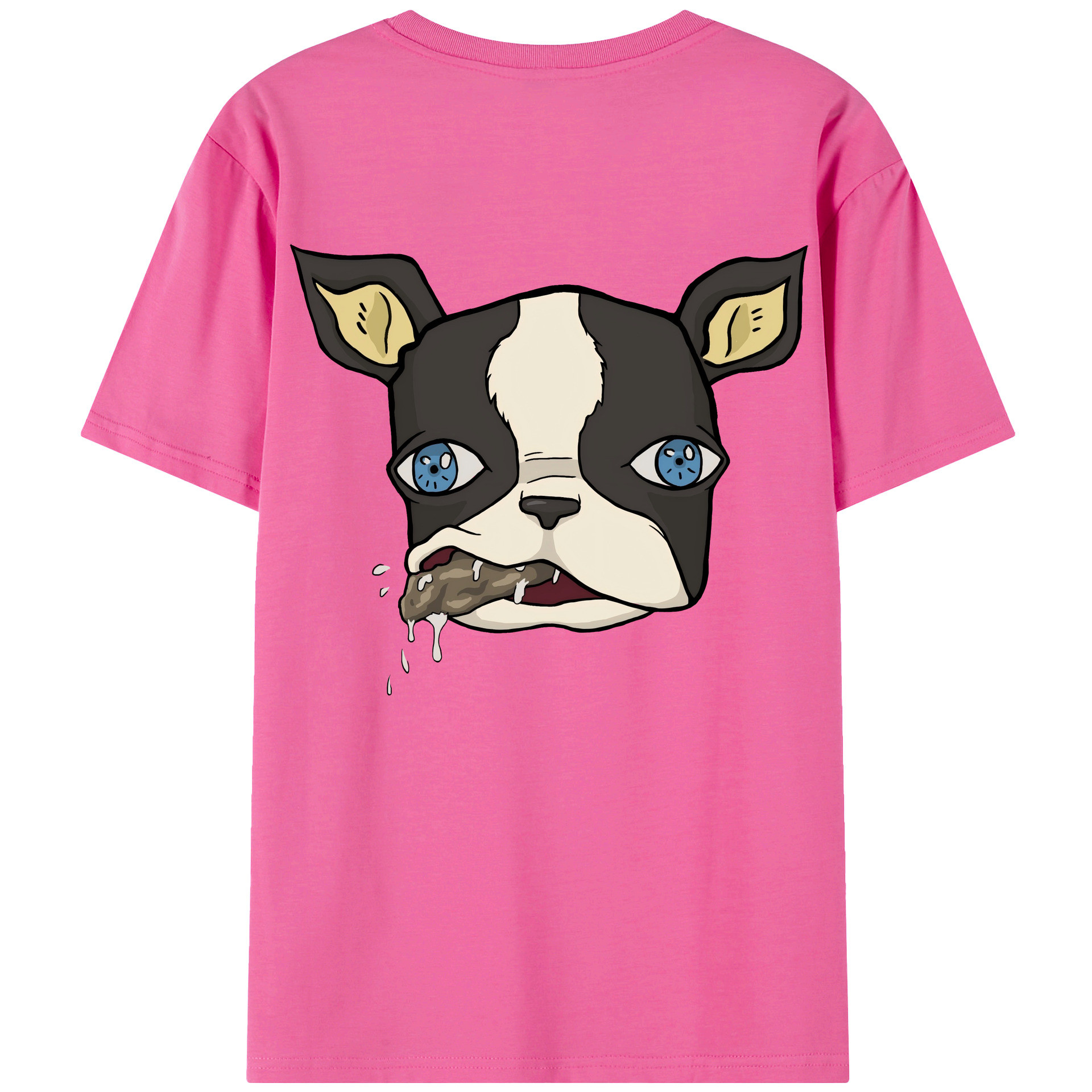 （画像用） ジョジョの奇妙な冒険 イギー JoJo's Bizarre Adventure Iggy レディース半袖Tシャツ(バックプリント)